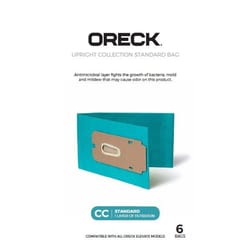 Oreck Vacuum Bag For Oreck Elevate Upright Vacuums with Docking System 6 pk Standard/CCPK8 Antimicro