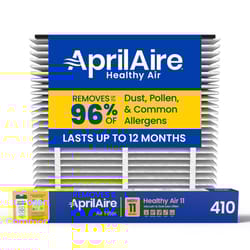 AprilAire 16 in. W X 25 in. H X 4 in. Synthetic Fiber 11 MERV Pleated Air Cleaner Cabinet Air Filter