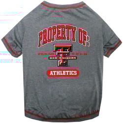 Pets First Team Color Texas Tech Raiders Dog T-Shirt Small