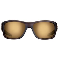 Flying Fisherman Down Sea Sunglasses Unisex Brown Frame Amber Gold Mirror Lens Polarized