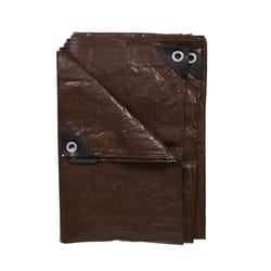 Stansport 8 ft. W X 10 ft. L Light Duty Polyethylene Poly Tarp Brown