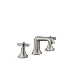 Kohler Sivaro Brushed Nickel Modern Widespread Bathroom Sink Faucet 8 in.