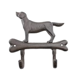 Koppers Hardware 1 in. L Bronze Brown Cast Iron Medium Dog & Bone Hook 10 lb. cap. 1 pk