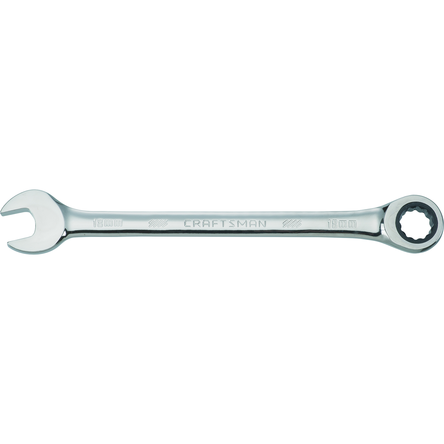 Craftsman 18 mm 12 Point Metric Ratcheting Wrench 9.1 in. L 1 pc