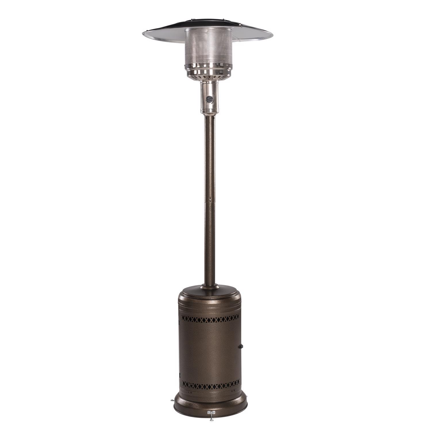 Living Accents 47000 BTU Propane Steel Freestanding Patio Heater 250 sq ft
