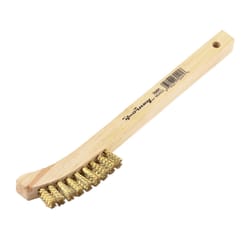 Forney 8-5/8 in. L X 1.5 in. W Scratch Brush Brass 1 pc