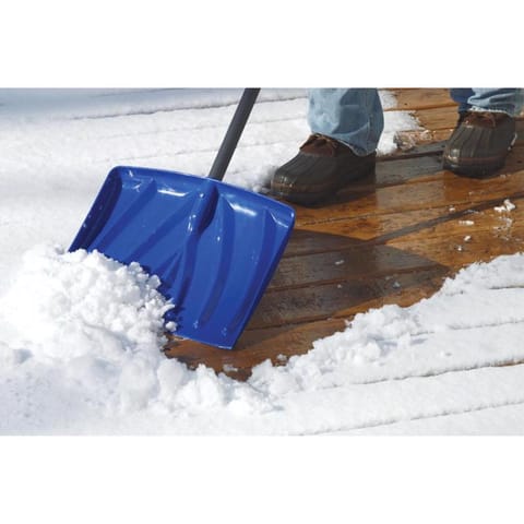 Suncast 18 in. W X 48 in. L Poly Snow Shovel Mfr# SN10008PK - Ace