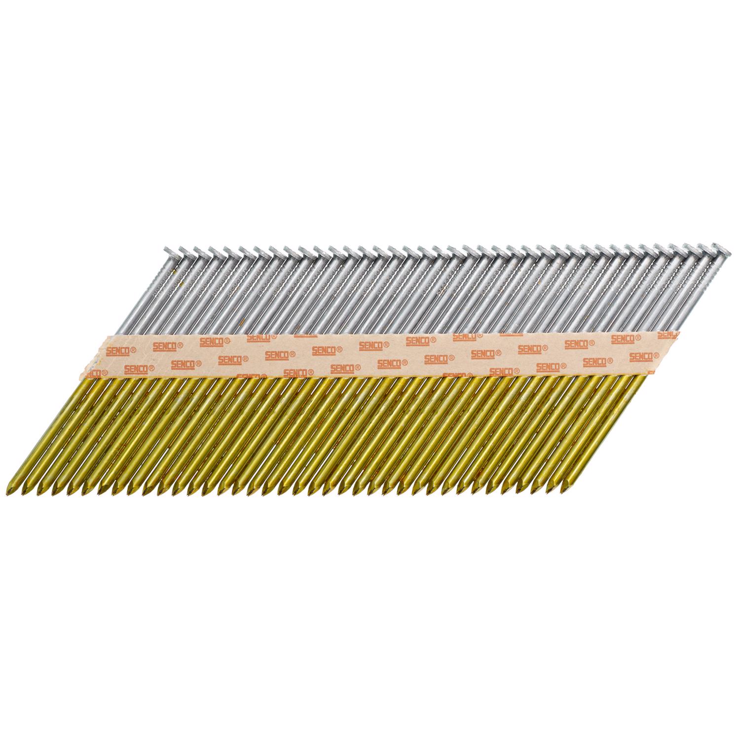 Collated Framing Nail, 3-1/4 in L, 16 ga, Hot Dipped Galvanized, Clipped Head, 34 Degrees, 500 PK