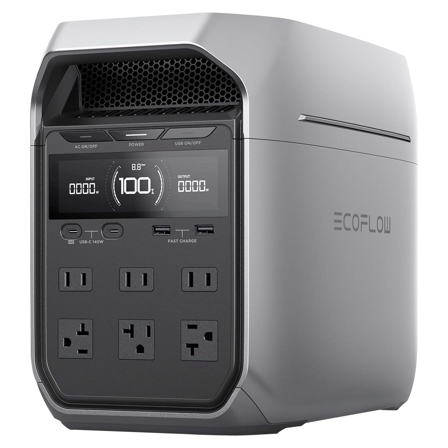 EcoFlow Delta 3 1024 W Portable Power Station Mfr# EFDELTA3-US