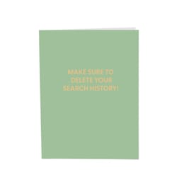 Chive Make sure to delete your search history! Blank Greeting Card