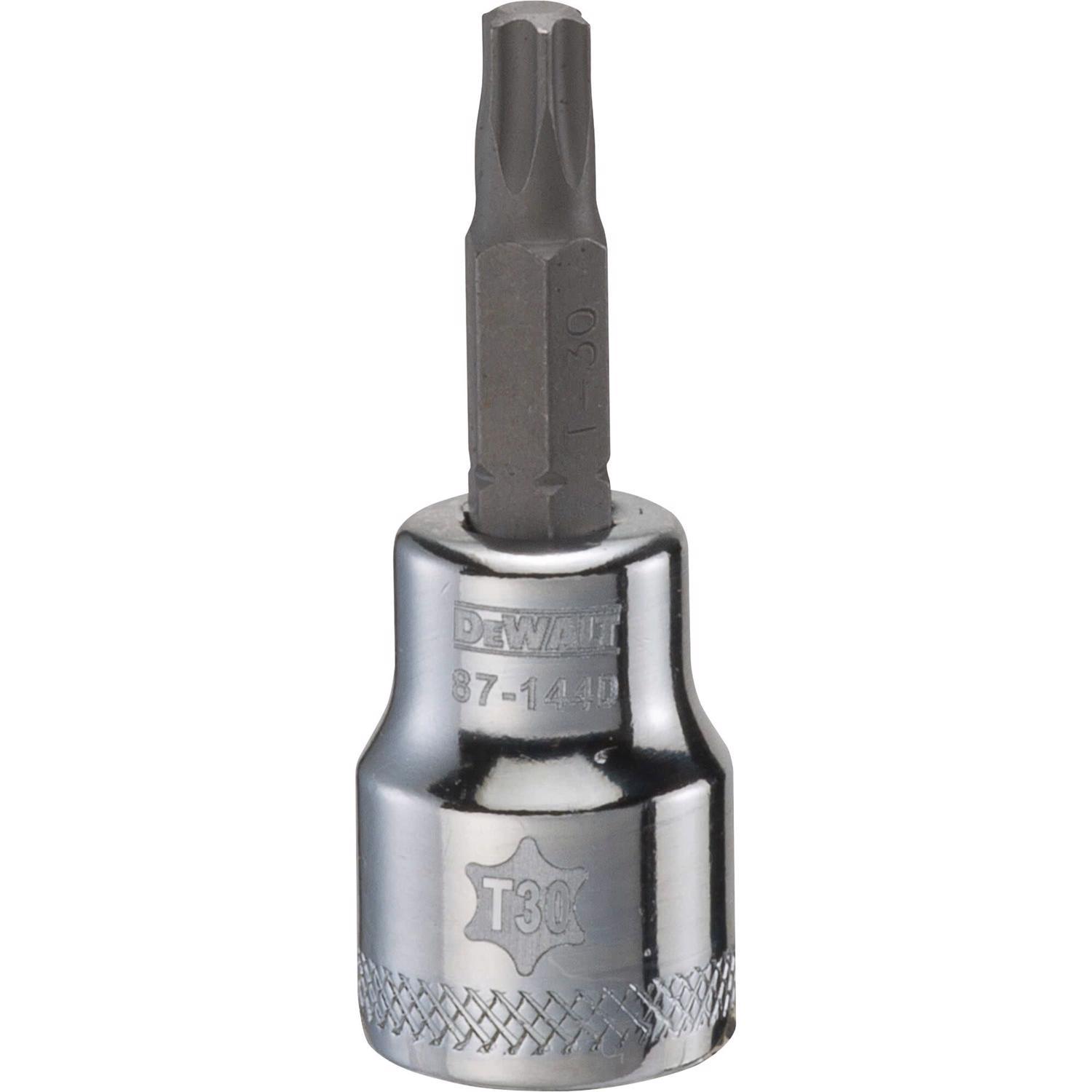 DeWalt T30 Sizes X 3/8 in. drive Torx Bit Socket 1 pc Mfr