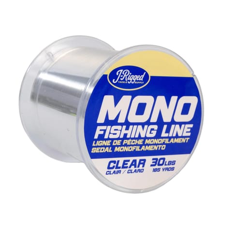 30 lb fishing line mono Joy Fish Monofilament The high strength clear fishing line can handle whatever you throw at it. Hi-Vis Yellow Mono Fishing Line