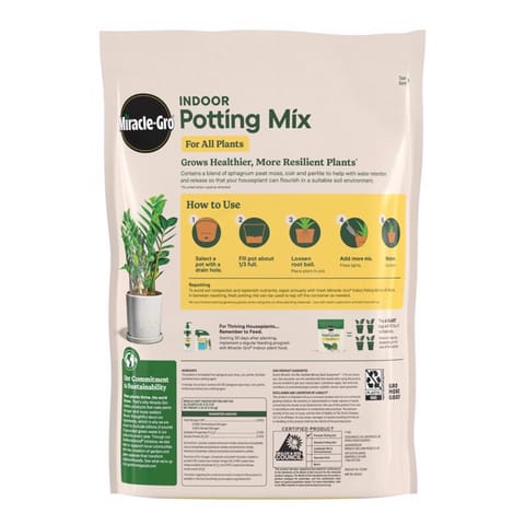 Miracle-Gro Indoor Plant Potting Soil 6 qt Mfr# 72776893 - Ace