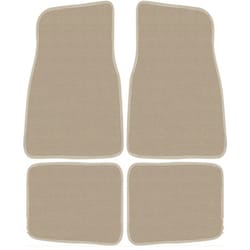 Custom Accessories Brown Carpet Auto Floor Mats 4 pk