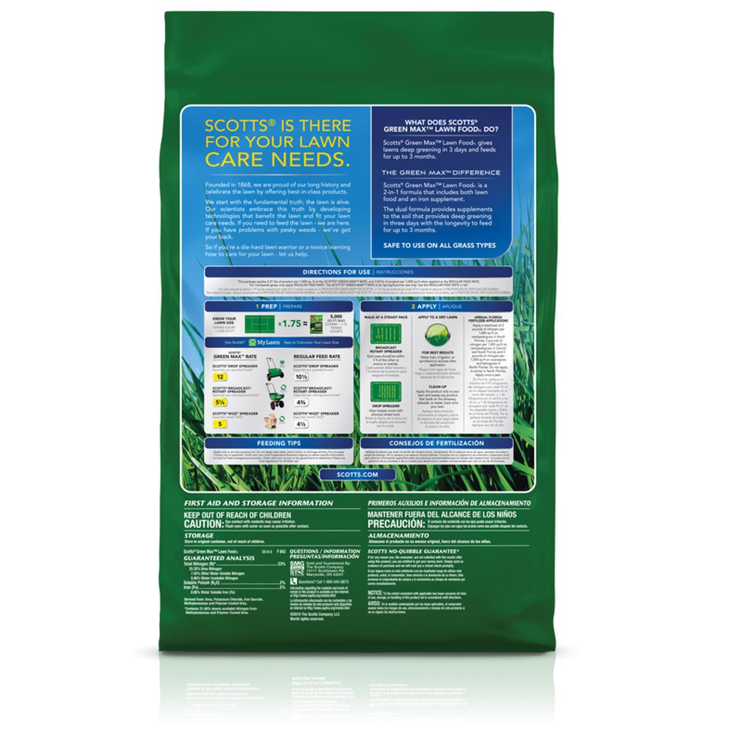 Scotts Green Max Lawn Food - Thumbnail 5