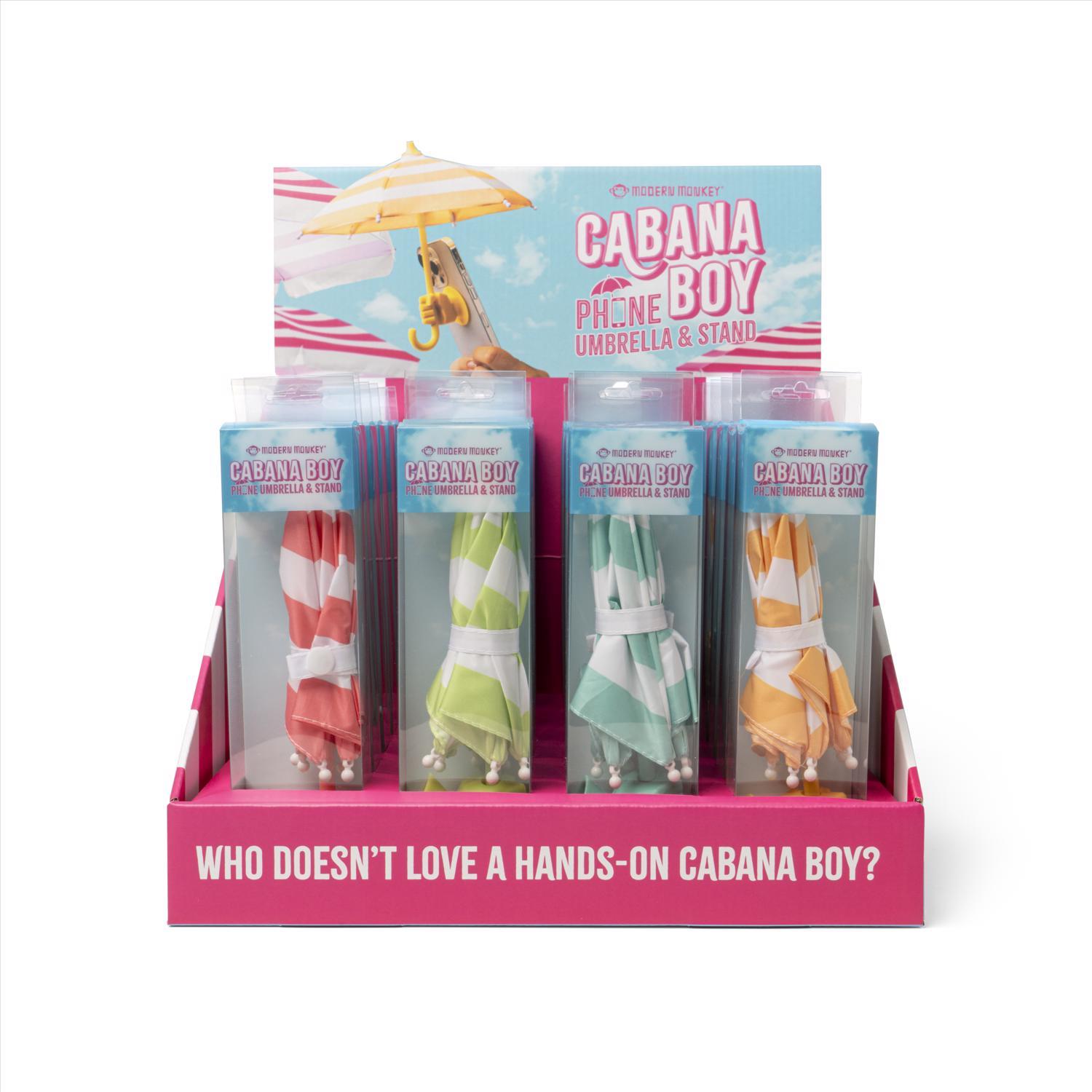 Modern Monkey Assorted Cabana Boy Umbrella Phone Stand - Thumbnail 2