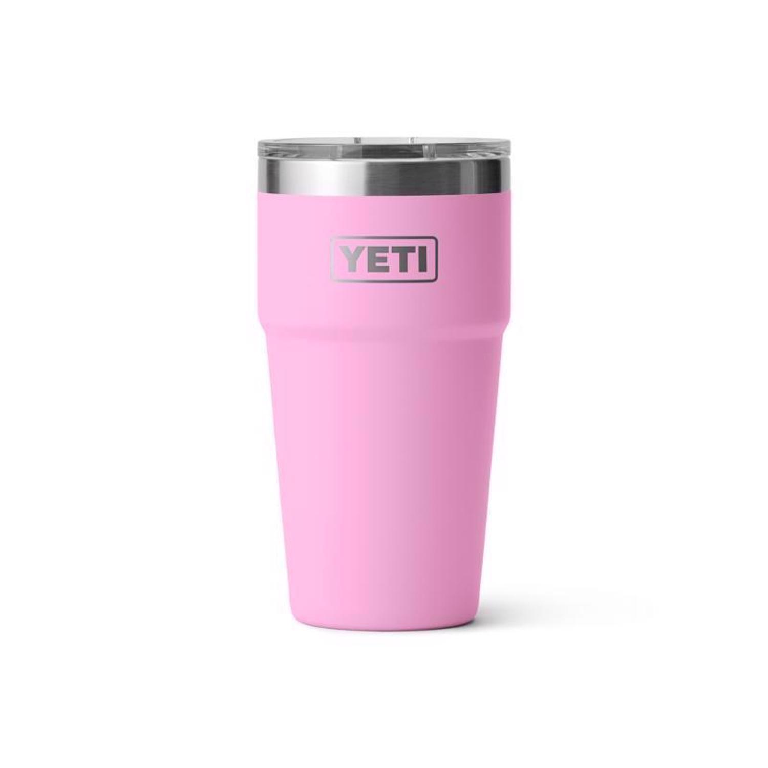 YETI Rambler 20 oz Power Pink BPA Free Stackable Tumbler with