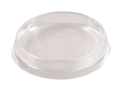 Shepherd Hardware Plastic Caster Cup Clear Round 1 in. W 4 pk