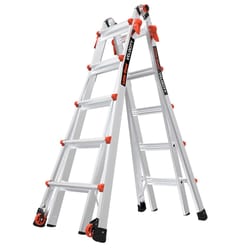 Little Giant Velocity 22 ft. H Aluminum Telescoping Multi-Position Ladder Type IA 300 lb. cap.