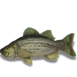 Steel Dog Brown/Green Denim Bass Squeak Dog Toy 1 pk