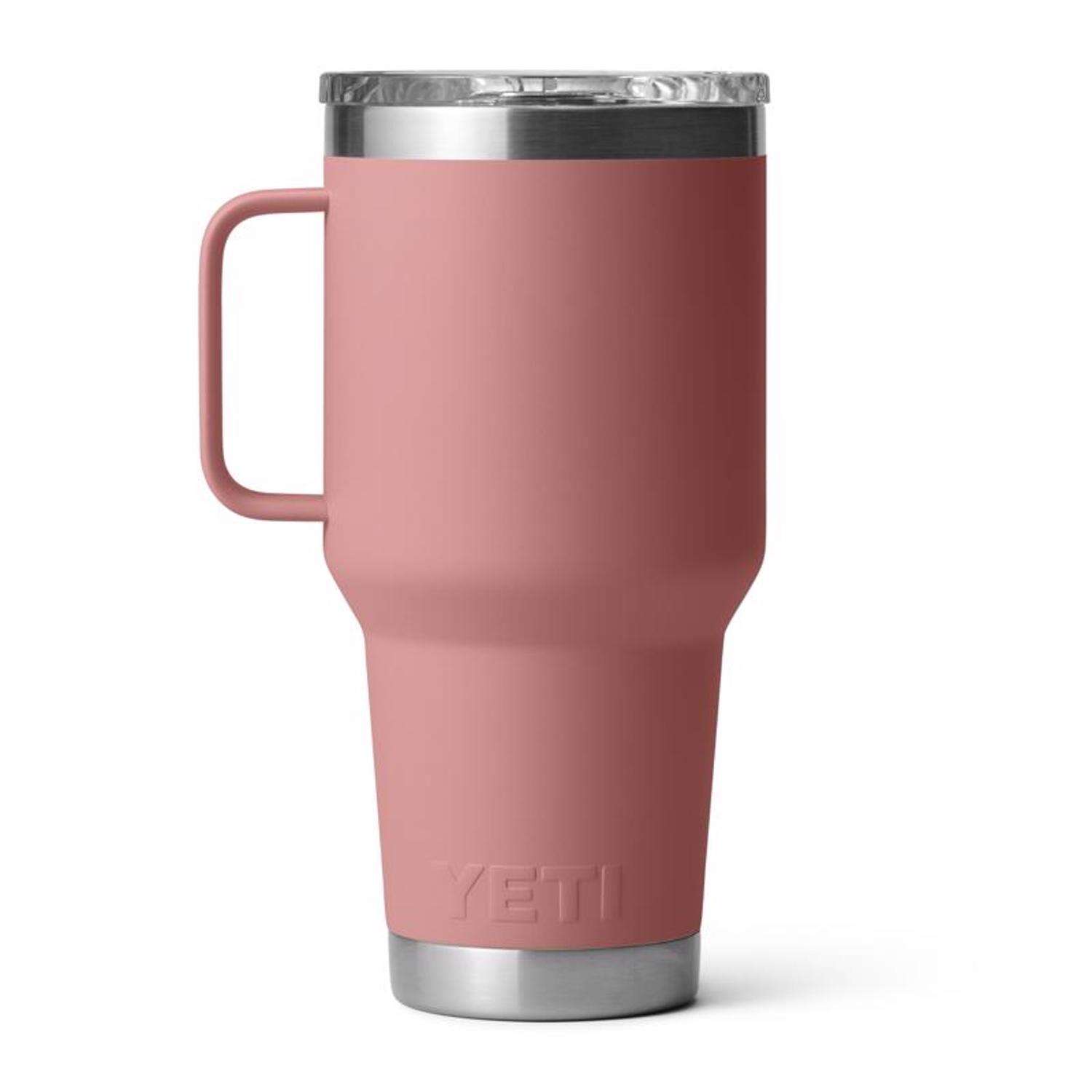 YETI Rambler 30 oz Sandstone Pink BPA Free Travel Mug Mfr
