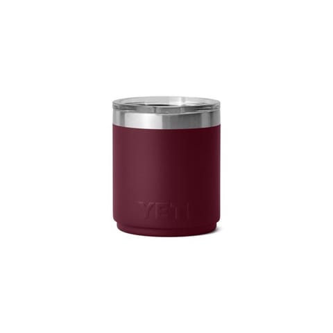 YETI Rambler 10 oz Wild Vine Red BPA Free Lowball 2.0 Vacuum