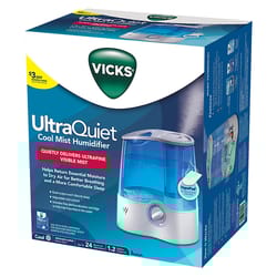 Vicks 1.5 gal 150 sq ft Manual Ultrasonic Cool Mist Humidifier
