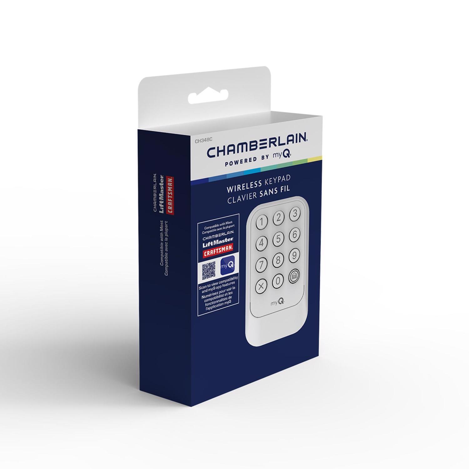 Chamberlain myQ 1 Door Wireless Keyless Entry For All Chamberlain, Liftmaster, and Craftsman Garage
