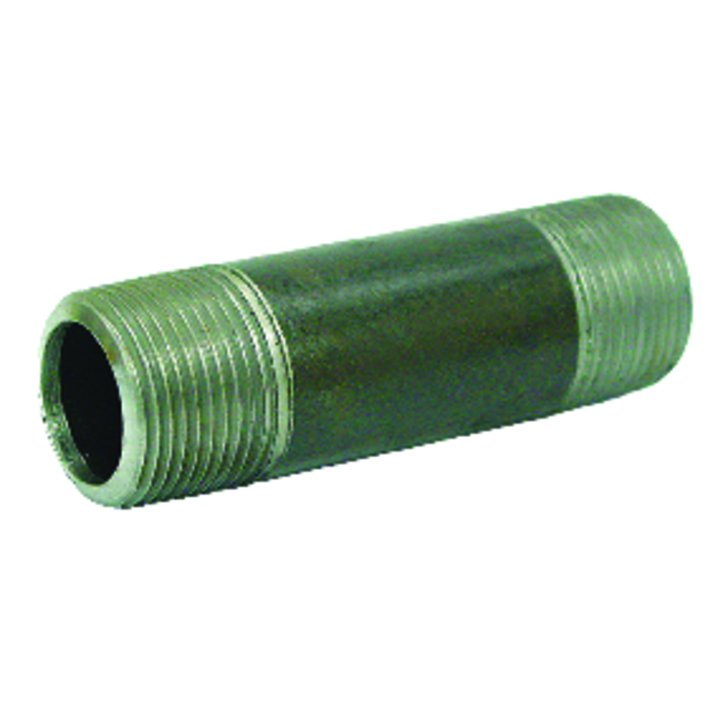 Nipple Beck 3/8in MPT Galvanized Steel 3-1/2in L Galvanized