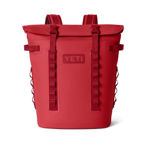 YETI Hopper M20 Rescue Red 36 cans Backpack Cooler Mfr
