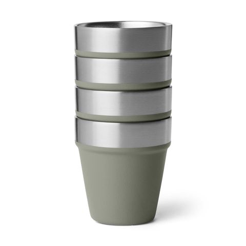 YETI 1.7 Riverhead Green Stainless Steel Packable Shot Glass Set
