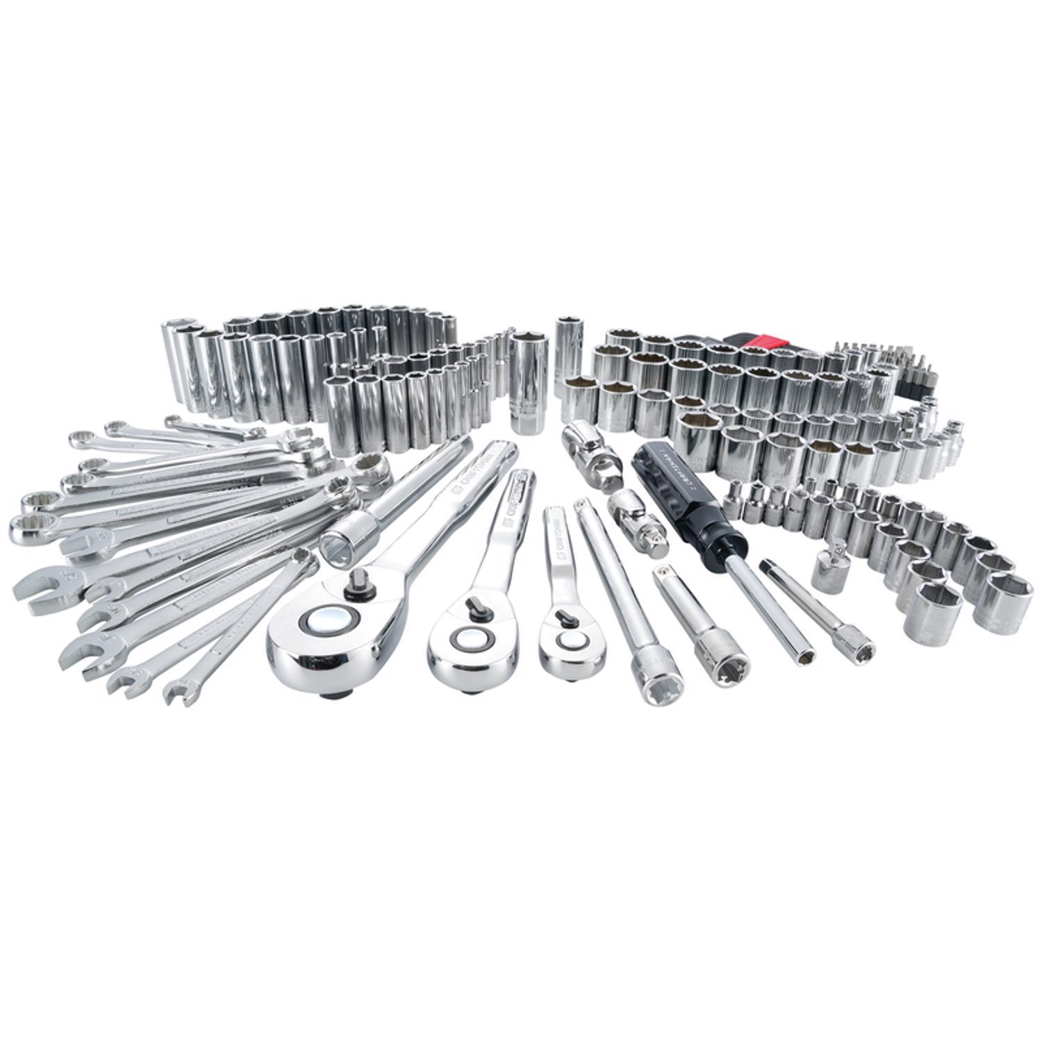 Craftsman 1/4, 3/8 and 1/2 in. drive Metric and SAE 6 and 12 Point
