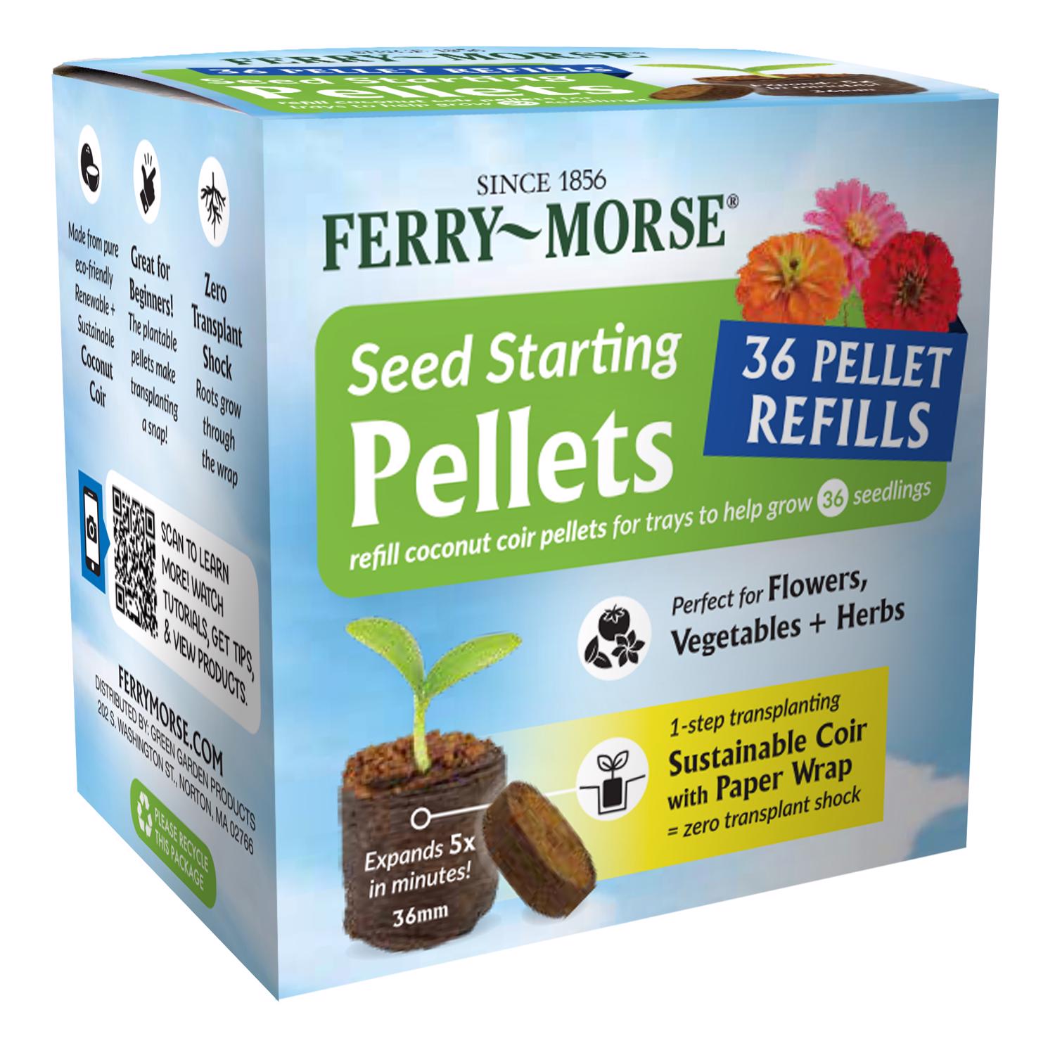 Ferry-morse 7011765 Seed Starter Coir Pellet, Brown - Pack of 36