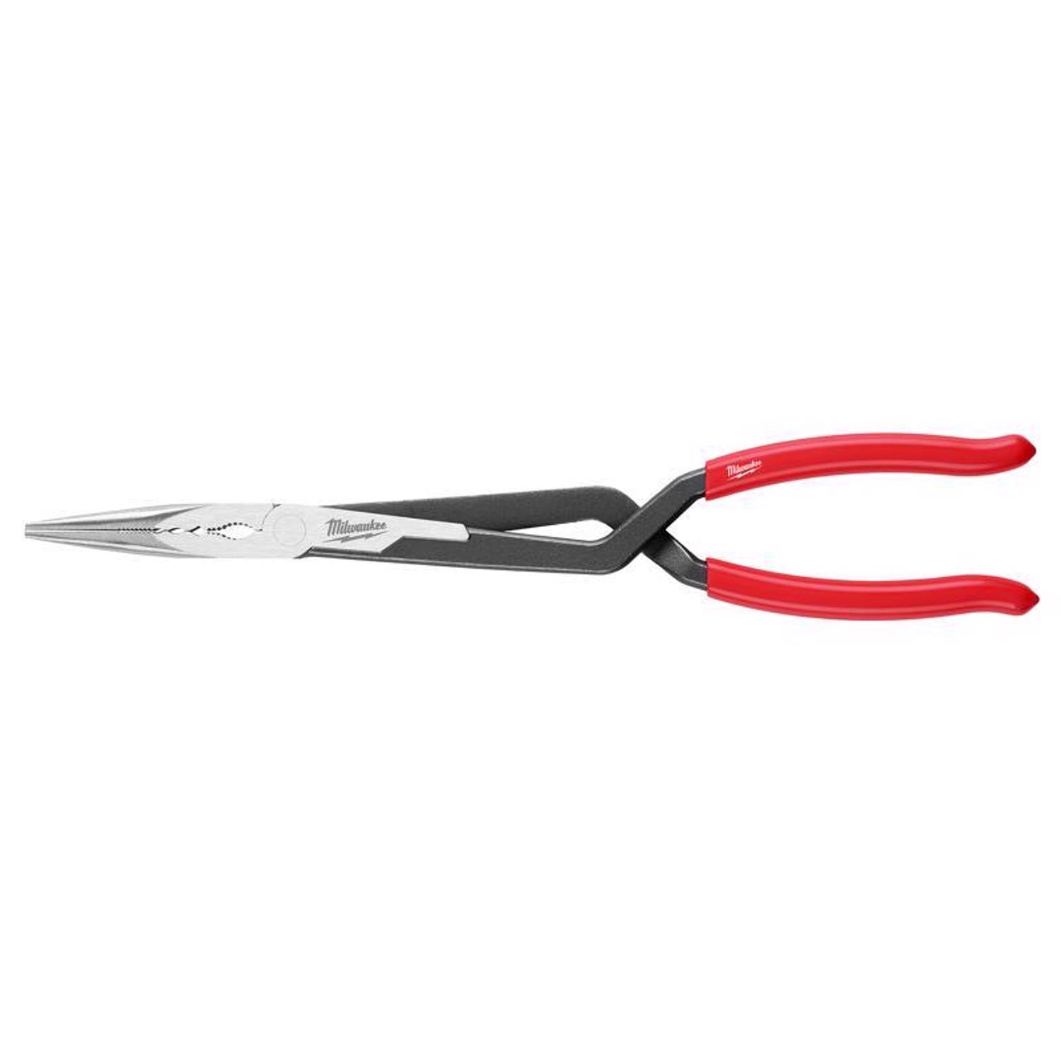 Milwaukee 13 in. Plastic Straight Nose Long Reach Pliers Mfr# 48 
