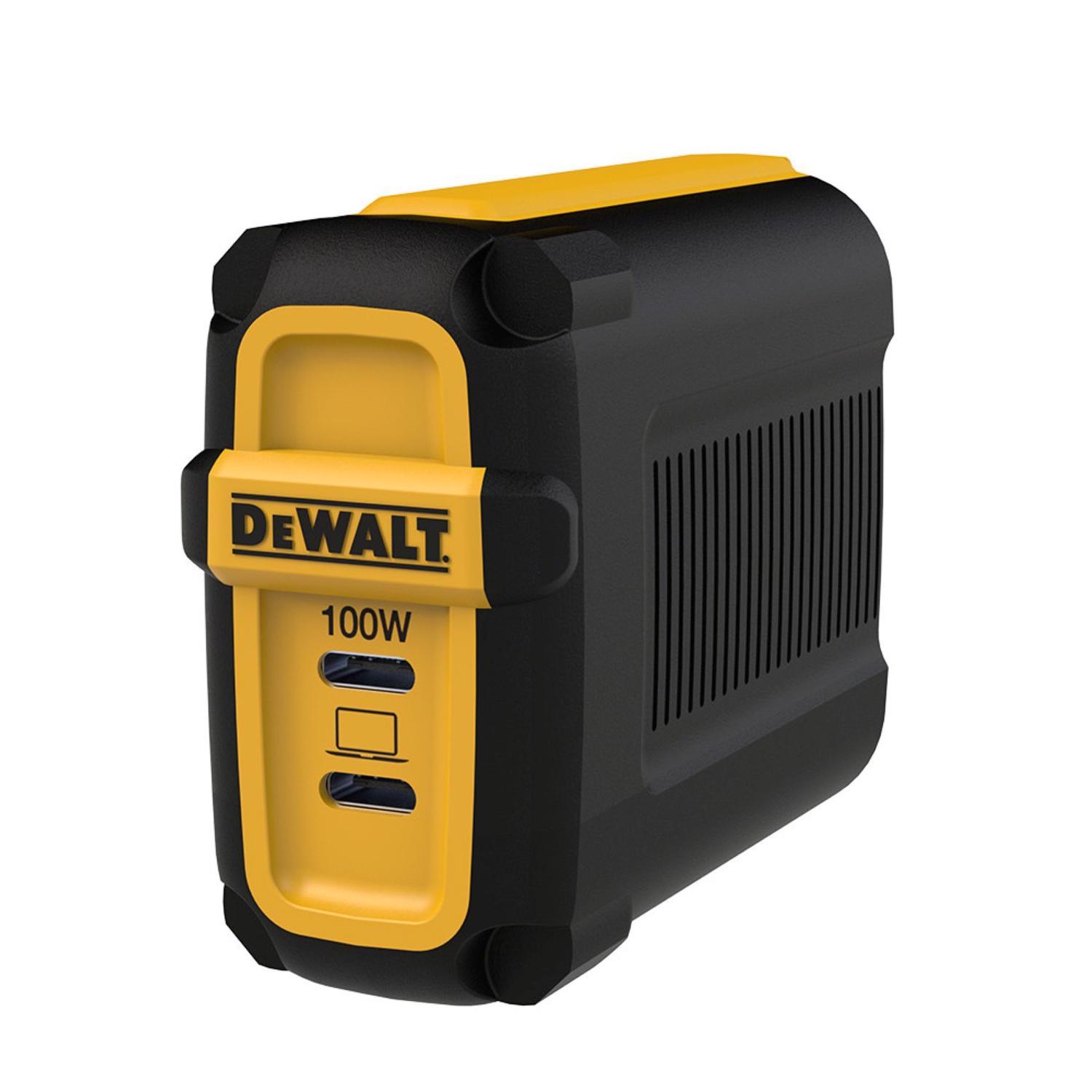 DEWALT 100W 2-Port Type C GaN PPS PD Wall Charger - Thumbnail 5