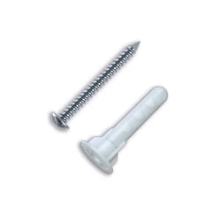Toggler 5/16 in. D X 1-5/8 in. L Plastic Flat Head Drywall Anchors 6 pc