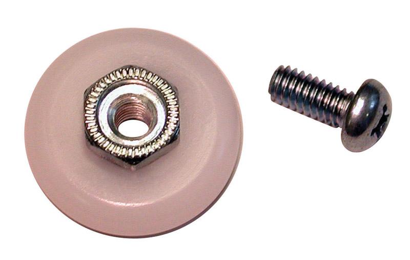 5494836 0.87 in. Dia. x 0.25 in. Nylon Roller Assembly, Pack of 2