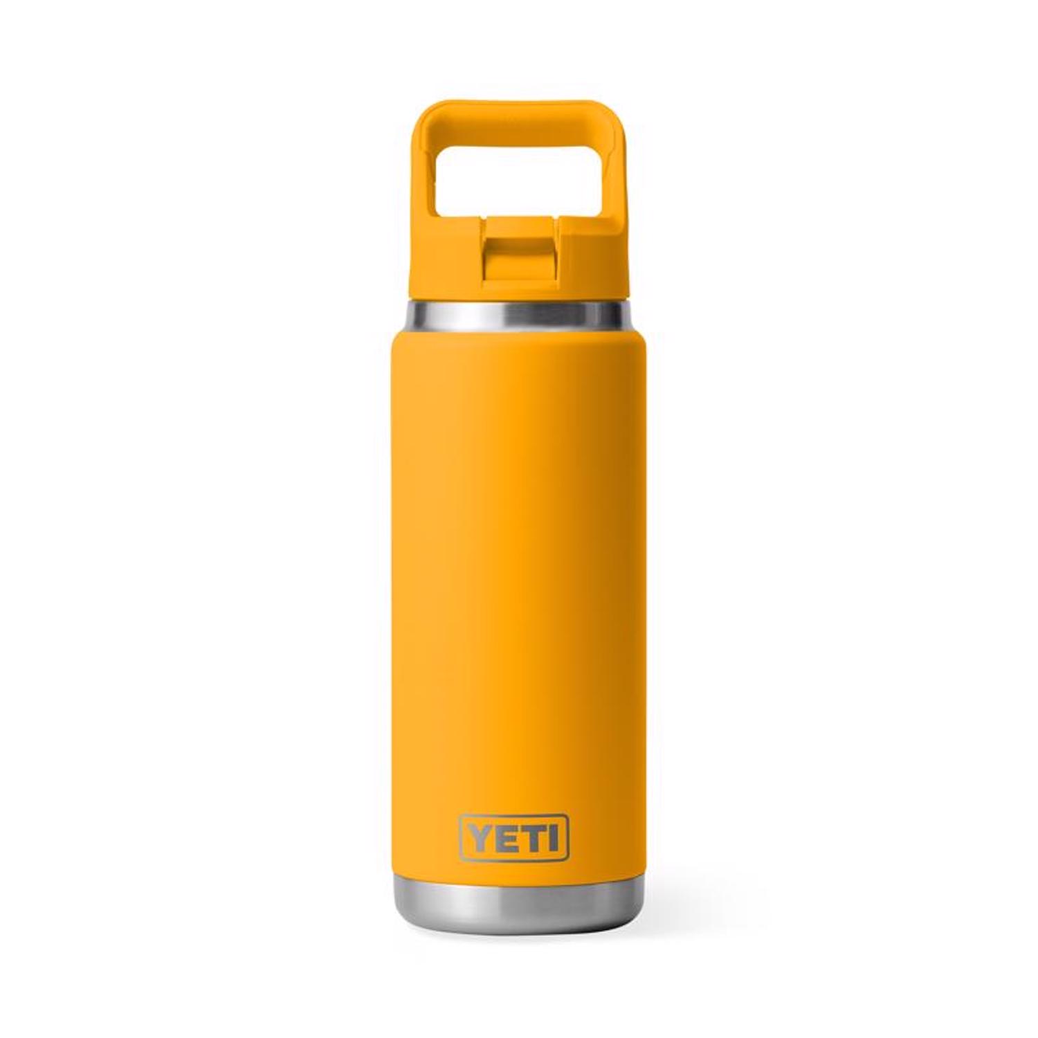 YETI Rambler 18 oz Papaya BPA Free Bottle with Straw Cap Mfr 
