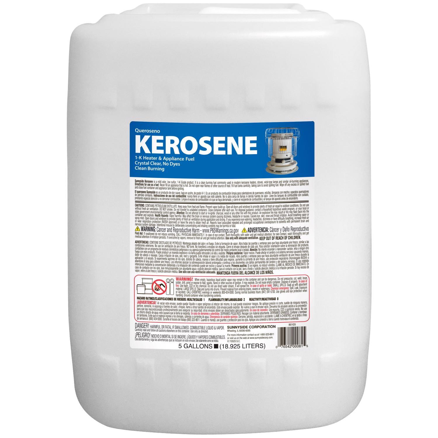 Sunnyside Kerosene For Kerosene burning heaters 5 gal Mfr# 801G5