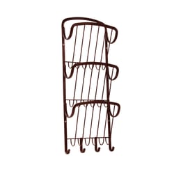 Spectrum Ashley 3.25 in. L X 7 in. W X 18.25 in. H Brown Letter Holder