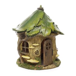 Marshall Home and Garden Assorted Ceramic 9 in. H X 9 in. L X 9 in. W Forest House Figurine