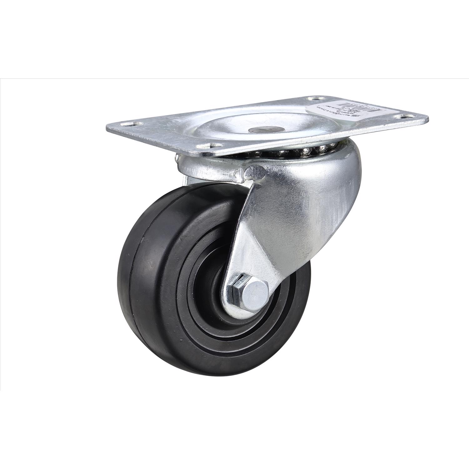 2" Clear Polyurethane Stem Casters – 4-Pack, 360° Swivel, 150 Lbs Each, M8 Thread, For Furniture