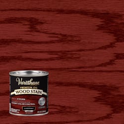Varathane Premium Semi-Transparent Cabernet Oil-Based Urethane Modified Alkyd Wood Stain 1/2 pt