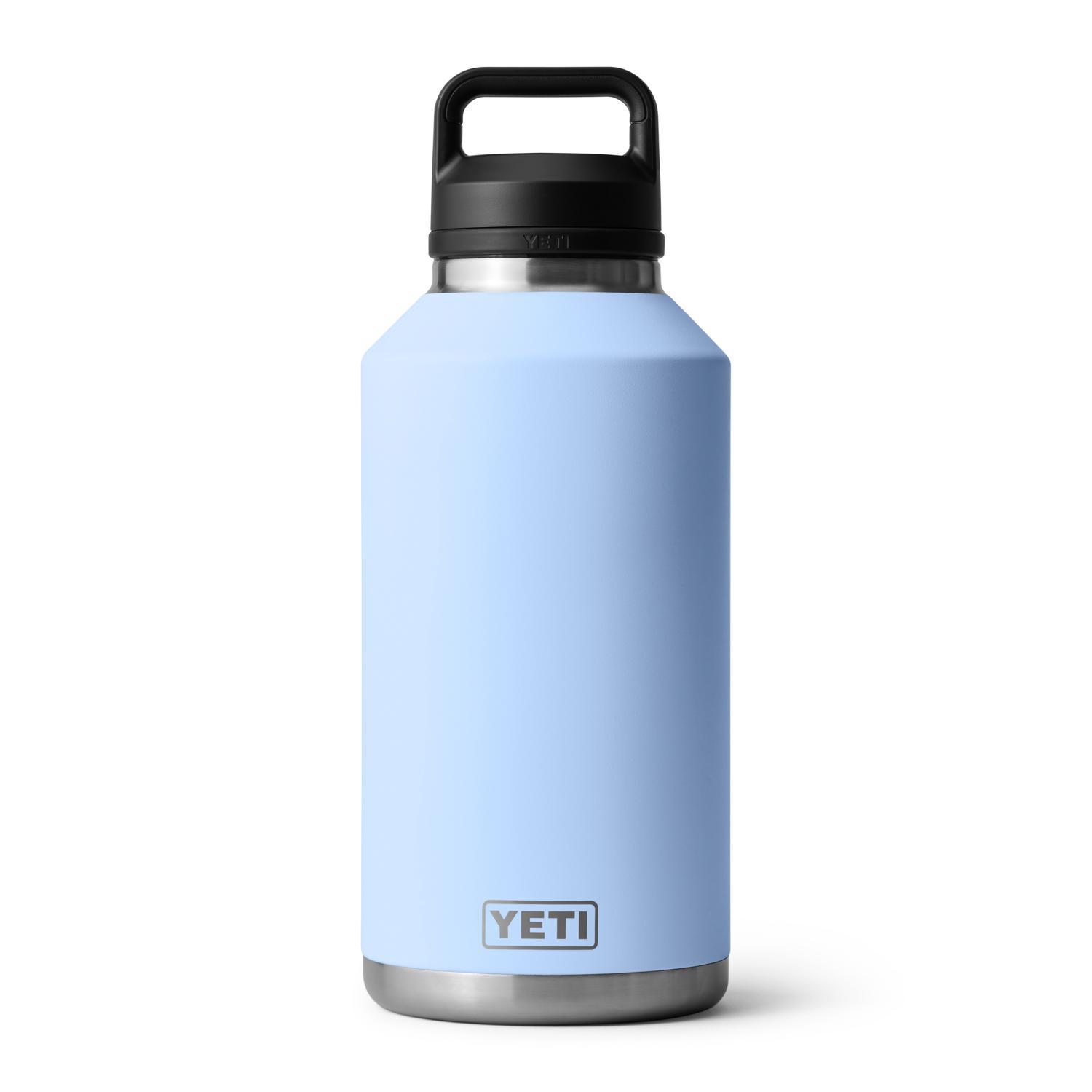 YETI Rambler 64 oz Big Sky Blue BPA Free Bottle with Chug Cap Mfr