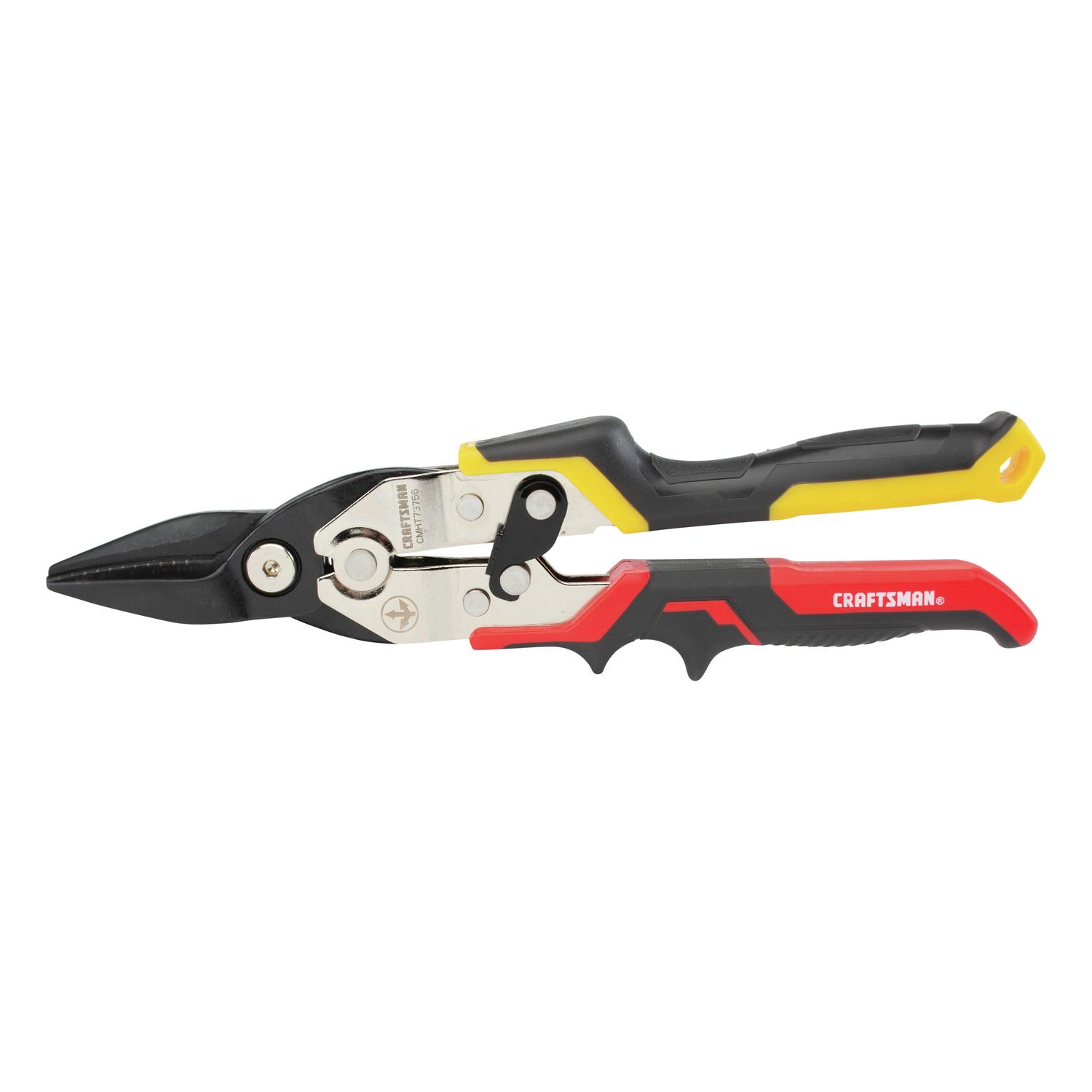 Craftsman 12.1 in. Stainless Steel Straight Aviation Snips 22 Ga