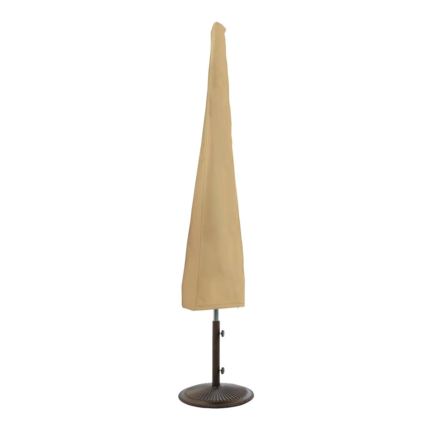 classic accessories 78902 veranda patio umbrella cover 13-Foot Water-Resistant Offset Canopy air dry imported Measure your furniture based on the illustration PFC902 - X-Large Market Umbrella