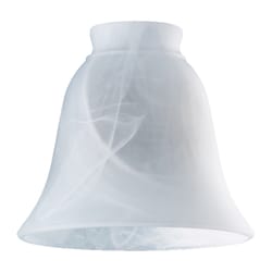 Westinghouse Bell White Glass Lamp Shade 1 pk