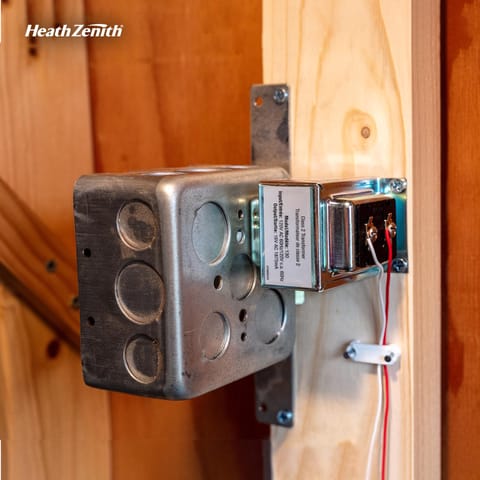 Heath Zenith Silver Metal Wired Door Chime Transformer Mfr