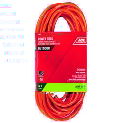 Ace Indoor or Outdoor 50 ft. L Orange Extension Cord 16/3 SJTW