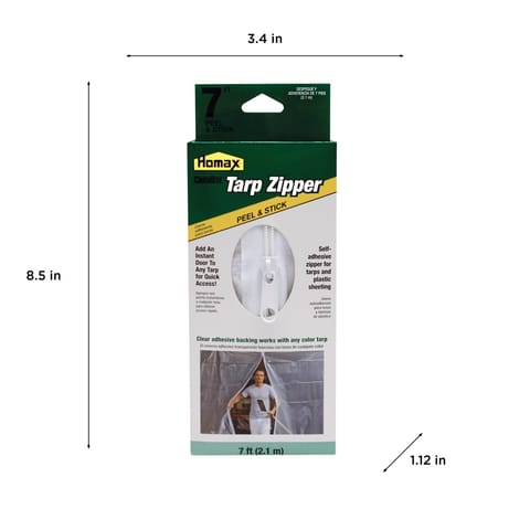 メディックボトル Medic Bottle TARP to TARP H&O Homax CinchTite Tarp Zipper Mfr# 3142 - Ace Hardware